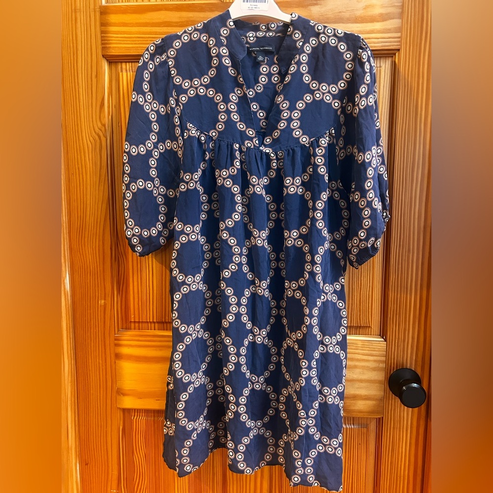 Banana Republic Navy Midi